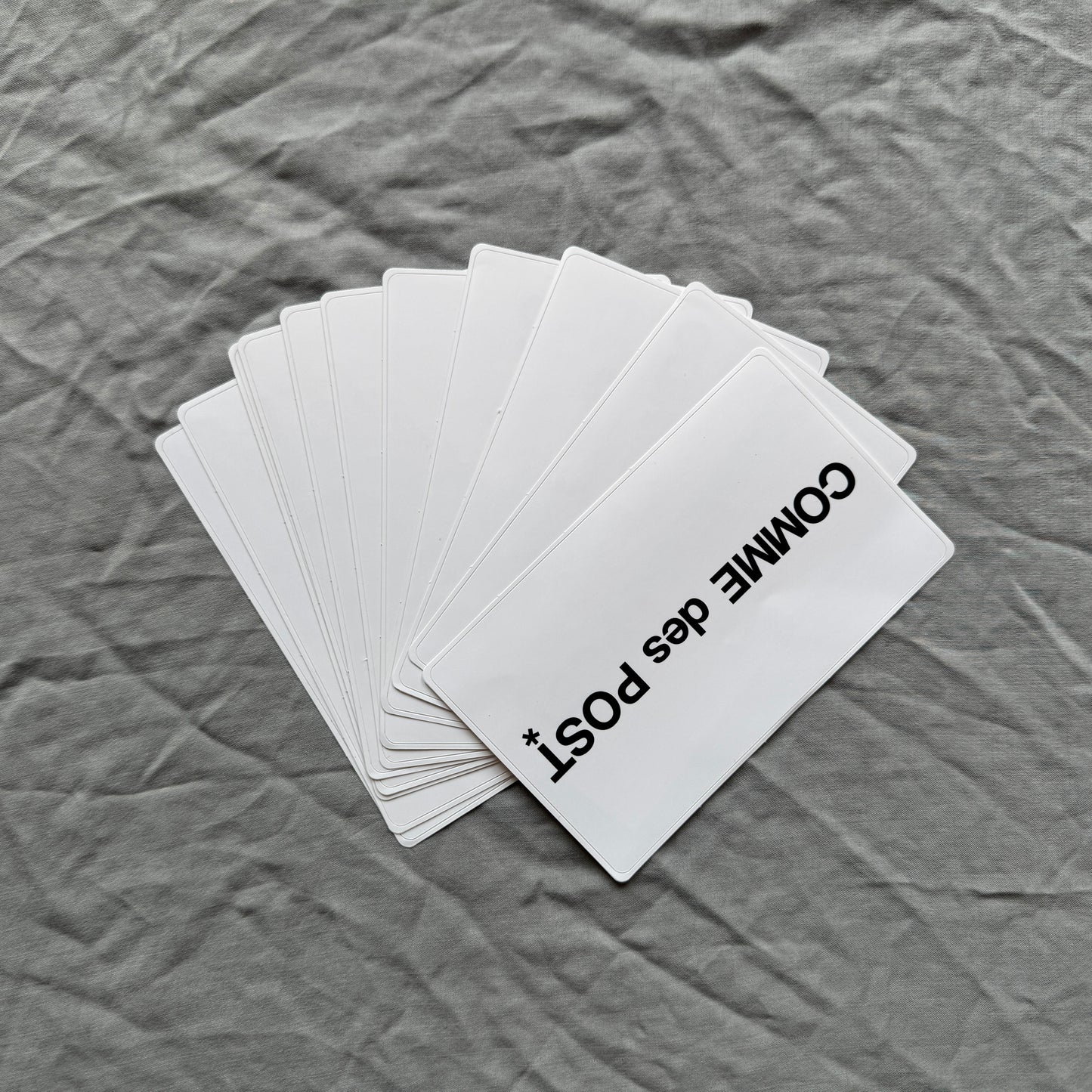 COMME des POST stickers