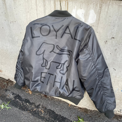 LOYAL LETHAL PUPPY bomber jacket