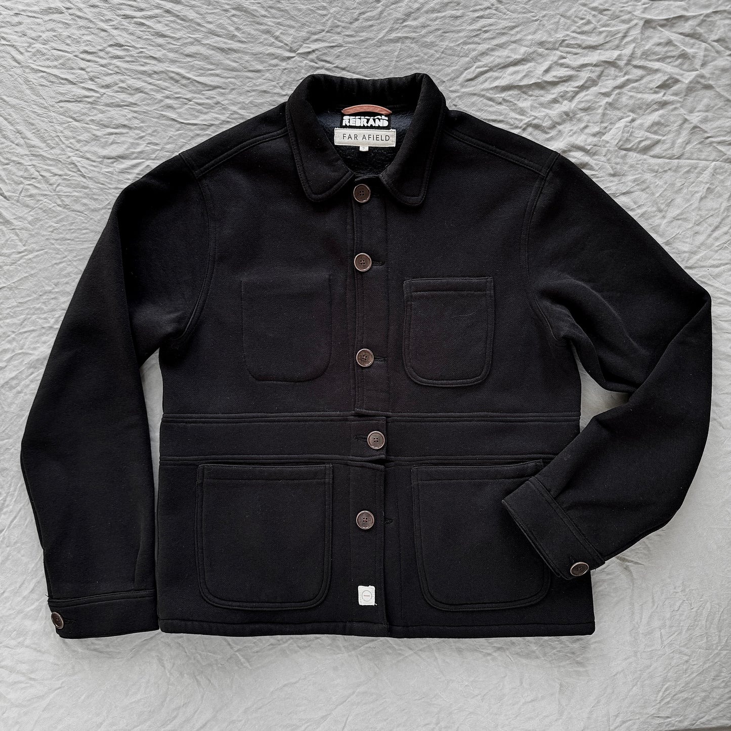 non-binary black shacket