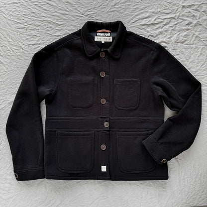 non-binary black shacket