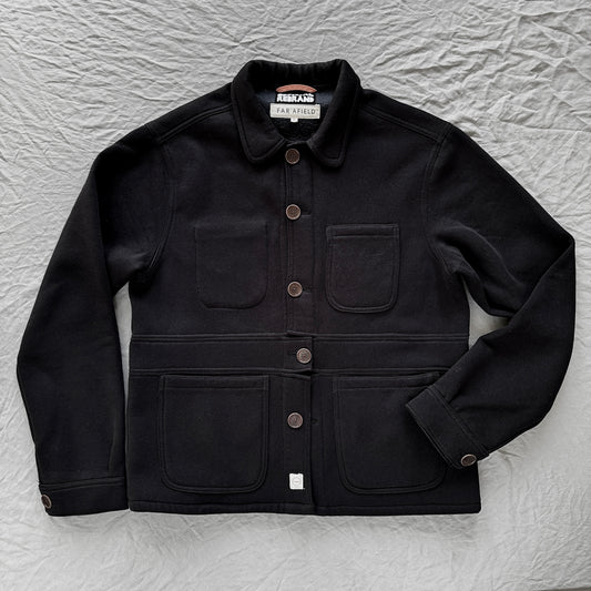 non-binary black shacket