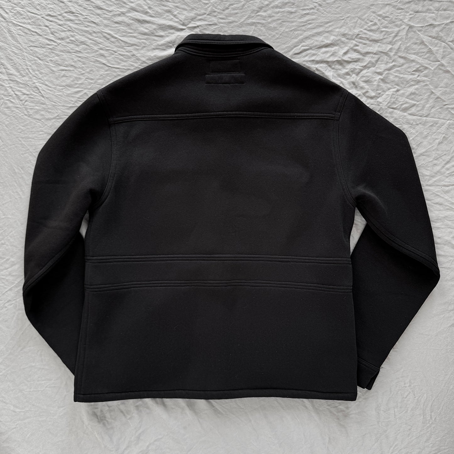 non-binary black shacket