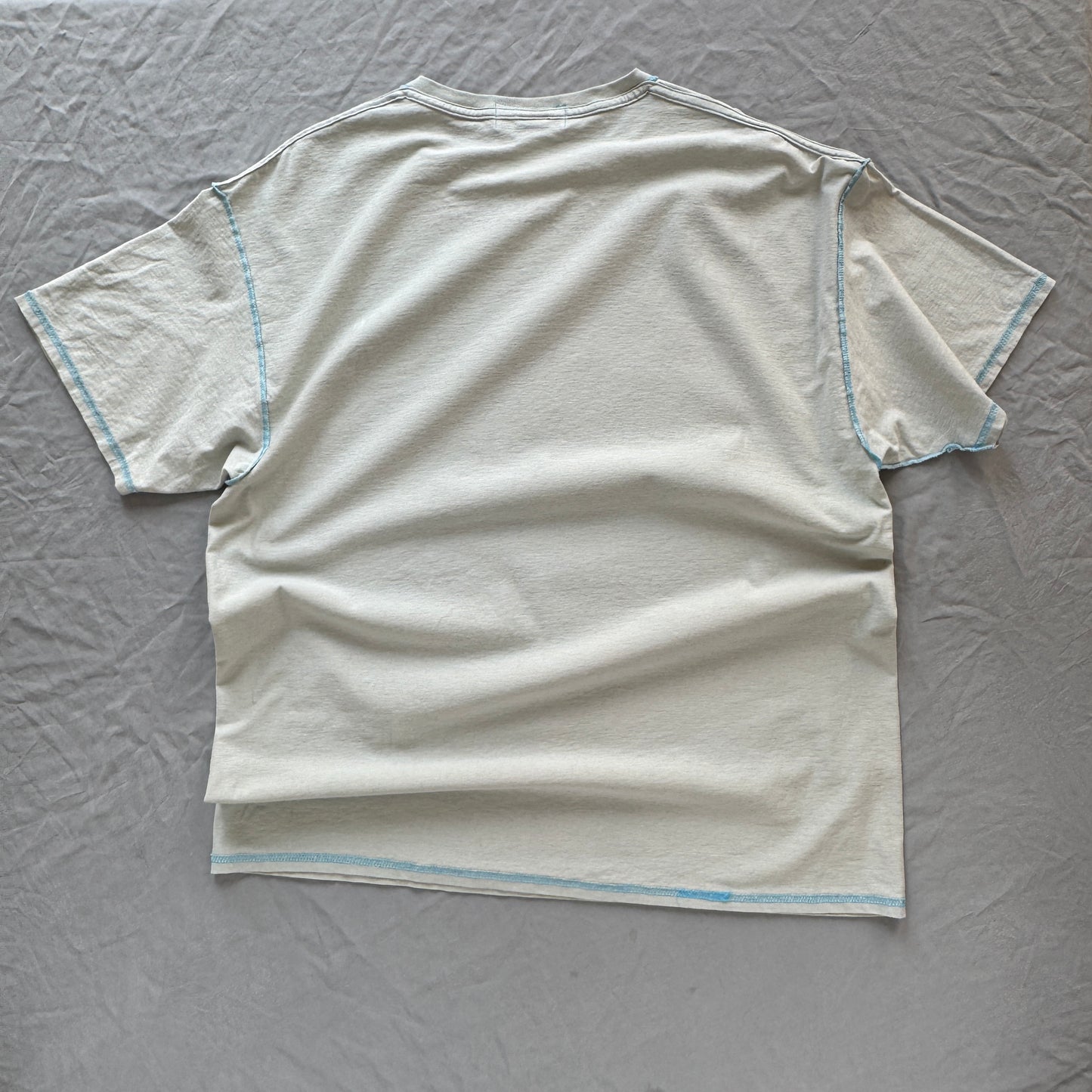 Testosterone! dye-stripped T-SHIRT