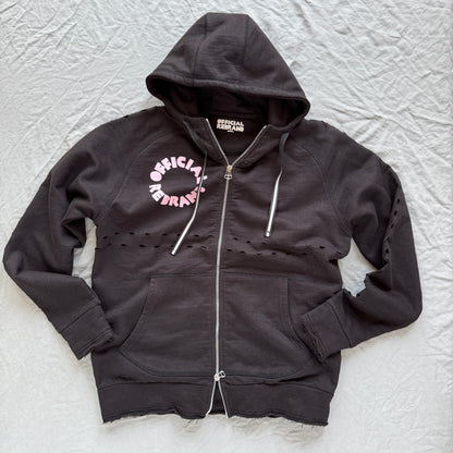 WEAR AND TEAR PRIDE BEGAN WITH AN UPRISING archive zip-up hoodie