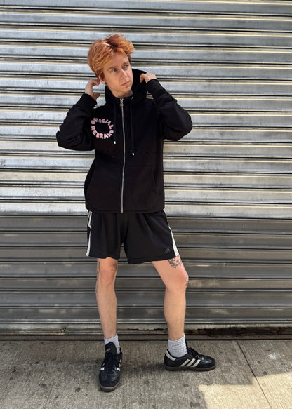 WEAR AND TEAR PRIDE BEGAN WITH AN UPRISING archive zip-up hoodie