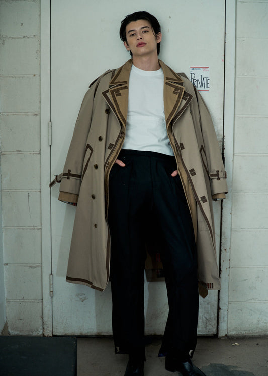 seams trench coat