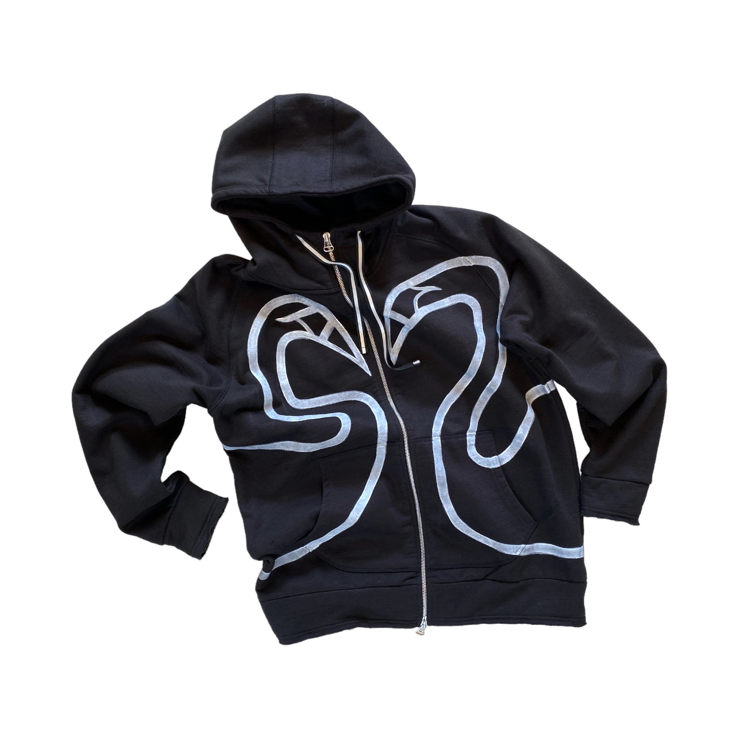 SWANS zip-up hoodie
