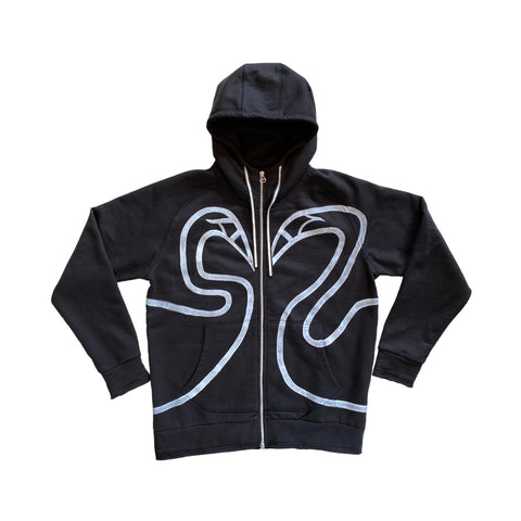 SWANS zip-up hoodie