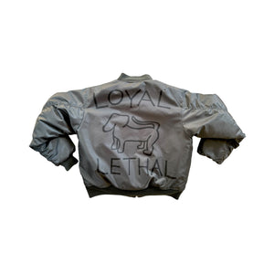 LOYAL LETHAL PUPPY bomber jacket