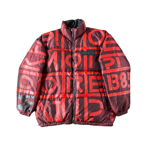MORE?! red puffer jacket