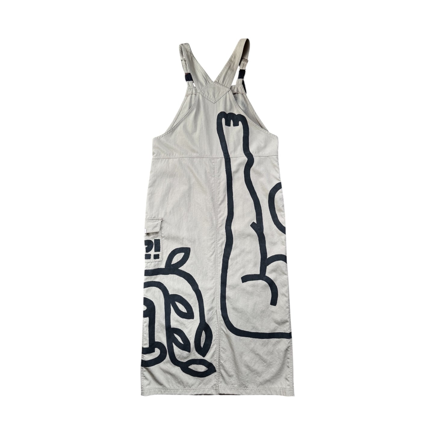 plant drinker overall dress