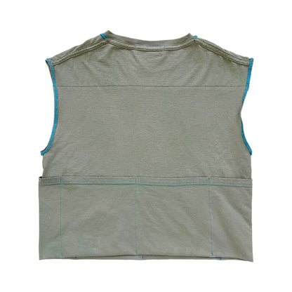 FOLDED POCKET muscle tanks