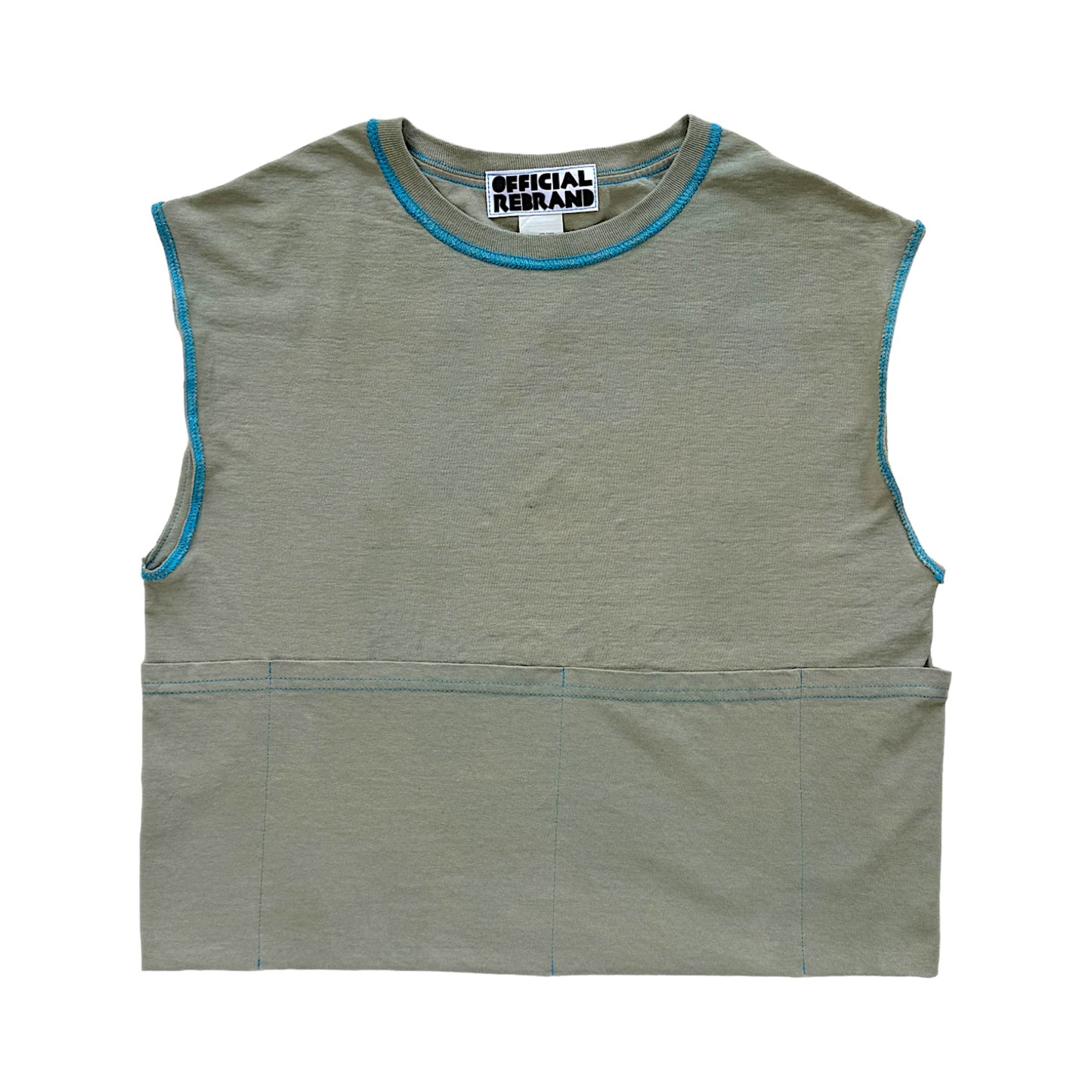 FOLDED POCKET muscle tanks