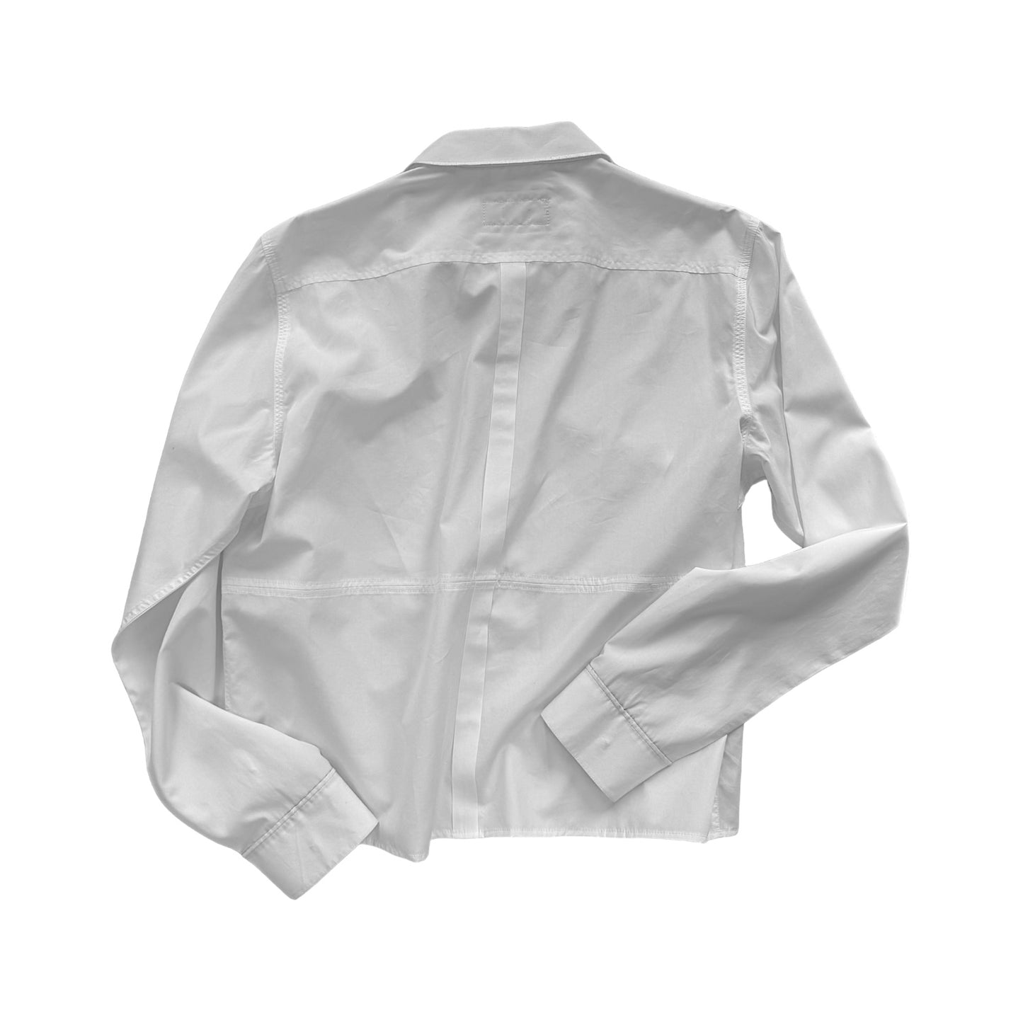 NON-BINARY button shirts (white)