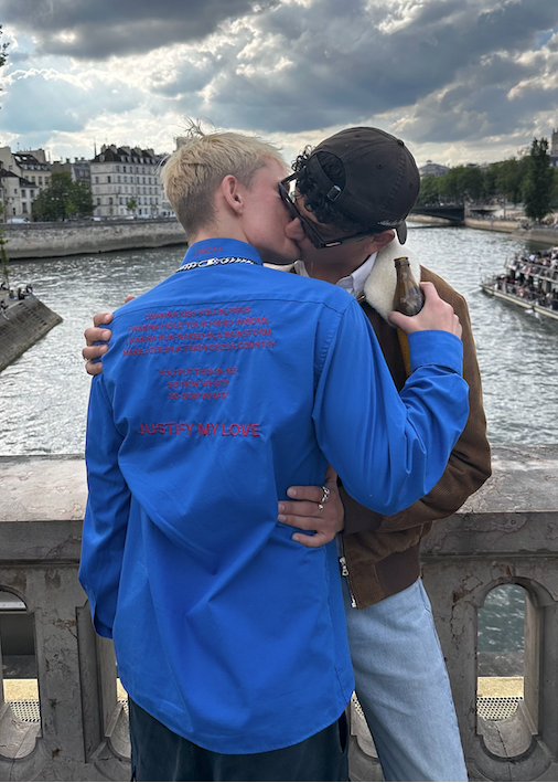 LYRICAH. embroidered button shirts