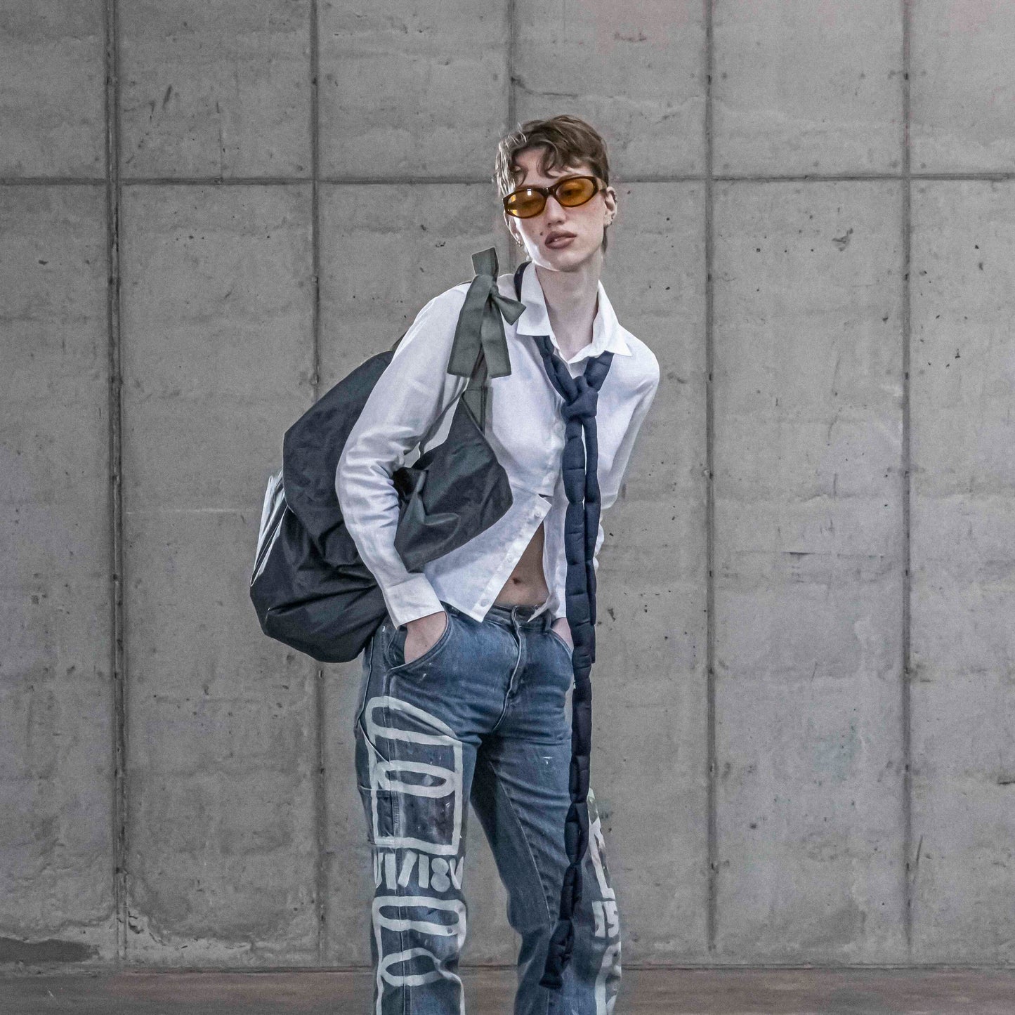 NON-BINARY button shirts (white/neutrals)