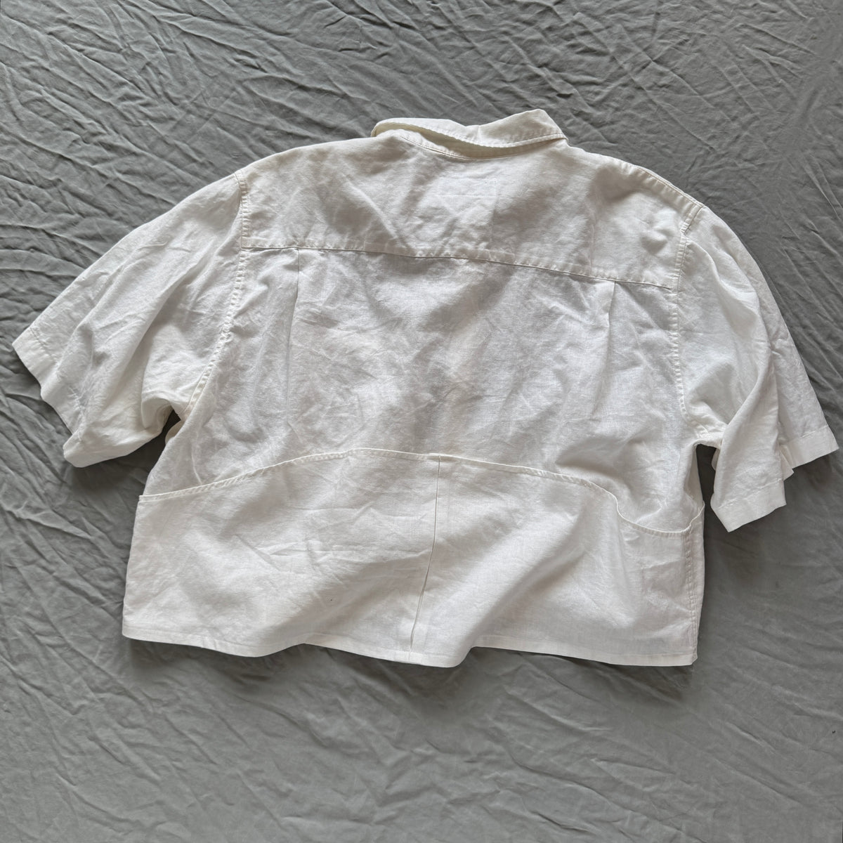 white flip pocket shirts