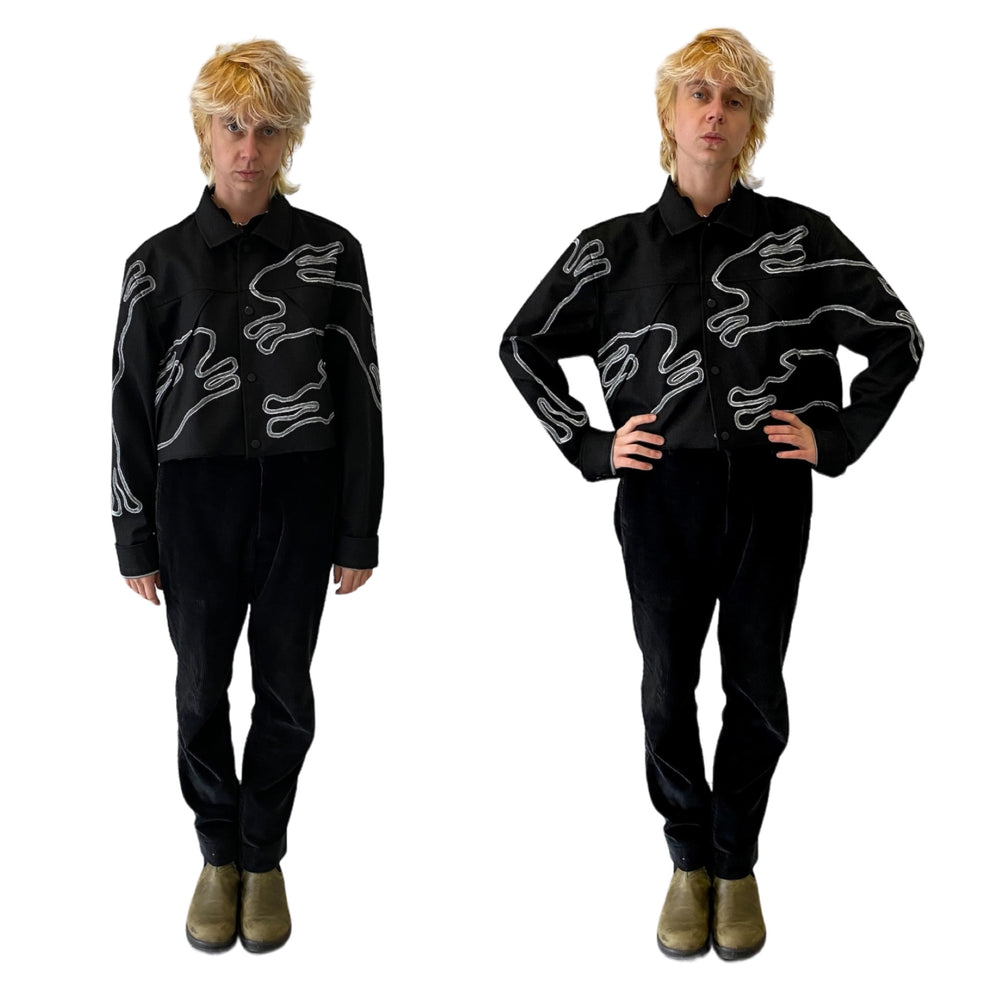 LEAPING RABBITS wool jacket – OFFICIAL REBRAND