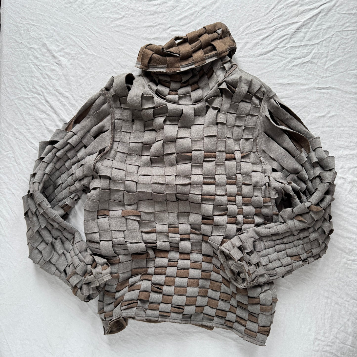 woven deadstock turtleneck