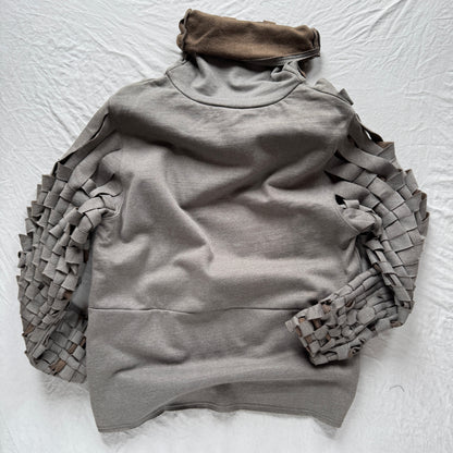 woven deadstock turtleneck