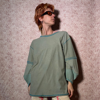 extended sleeve top