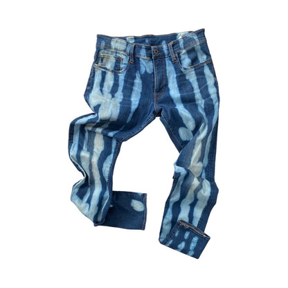 SLASH & SPREAD VERTICAL BLEACH jorts
