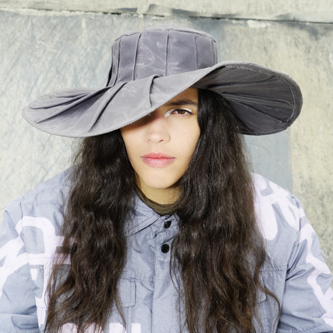 all weather LEILA JINNAH X OR?! waxed cotton hat