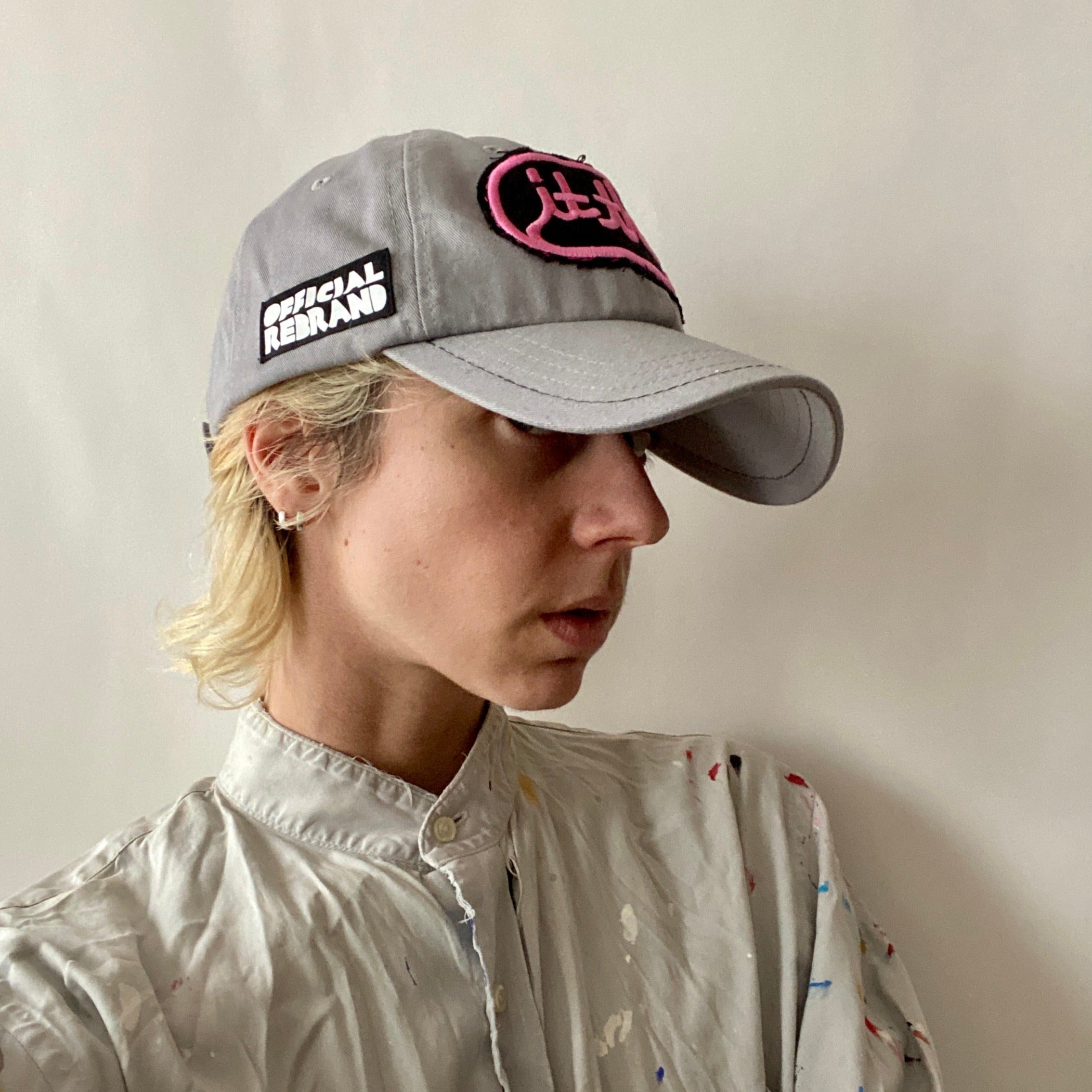 IT GIRL/BOY/THEY upcycled dad hats