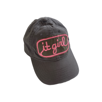 IT GIRL/BOY/THEY upcycled and sample dad hats