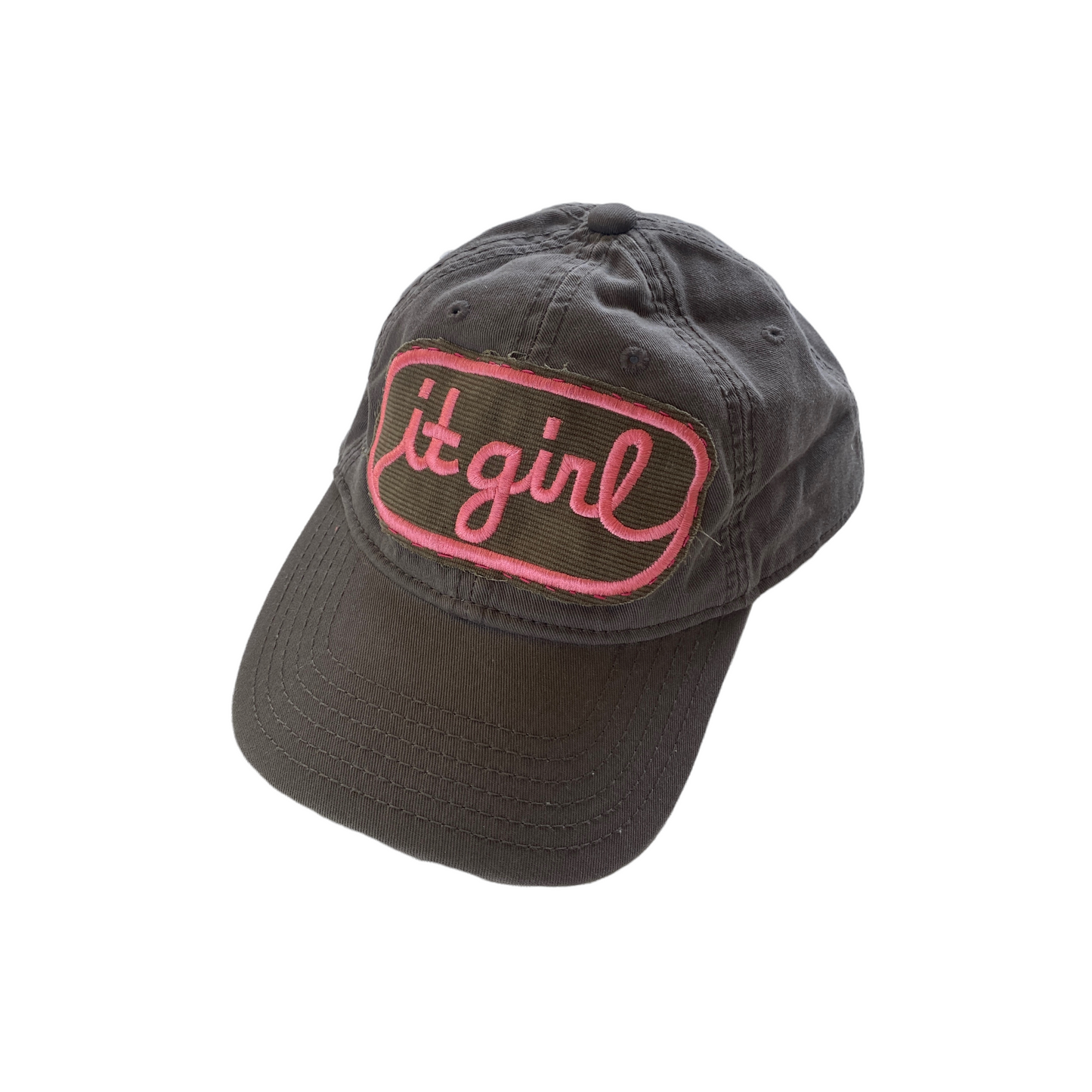 IT GIRL/BOY/THEY upcycled and sample dad hats