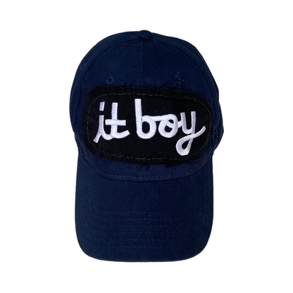 IT GIRL/BOY/THEY upcycled and sample dad hats