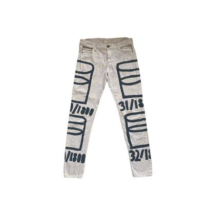 SLASH & SPREAD shorts - WATER JEANS edition 8