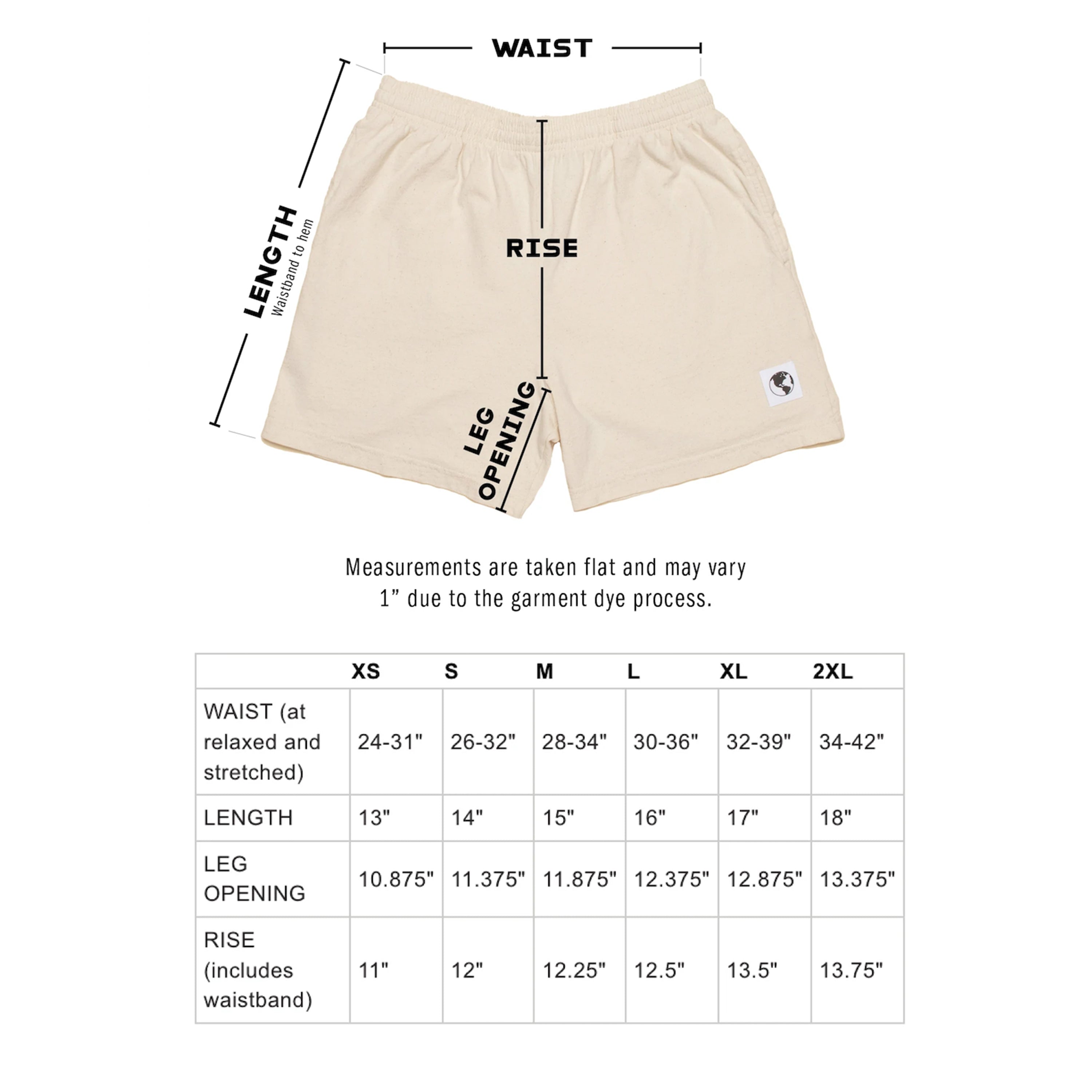 RENEW bleached shorts